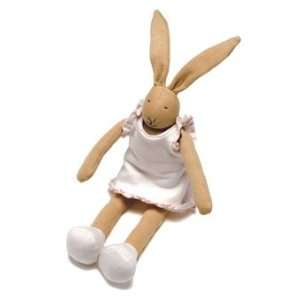    Sckoon Organic Cotton Skinny Rabbit Plush Toy: Toys & Games