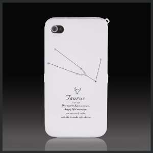 Taurus Zodiac Sign on White Cristalina Xcellence crystal bling case 