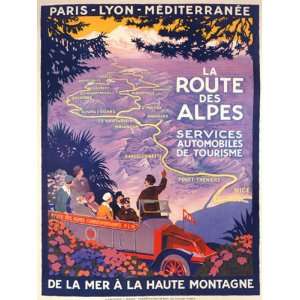 ROUTE FOR THE ALPS ALPES PARIS LYON TRAVEL TOURISM FRANCE FRENCH SMALL 