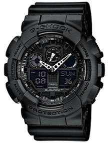 Casio G Shock GA 100 1A1ER ANTI MAGNETIC RESIST Black Watch Brand NEW 