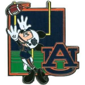  Disney Pins   Football Mickey   Auburn University   NCAA 