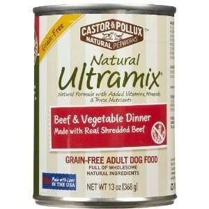 Castor & Pollux, Ultramix Beef & Vegetable Grain Free Dog Food, 12/13 