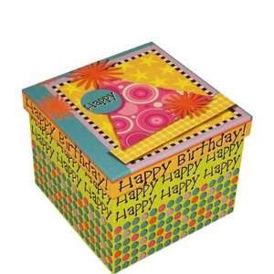  Happy Birthday Square Gift Box
