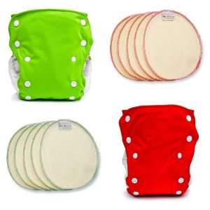  BabyKicks Holiday Cloth Diaper Pack, One Size Baby