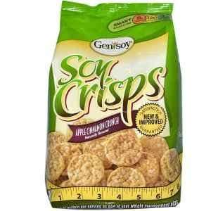 Soy Crisps, Apple Cinnamon Crunch, 3.5 oz.:  Grocery 