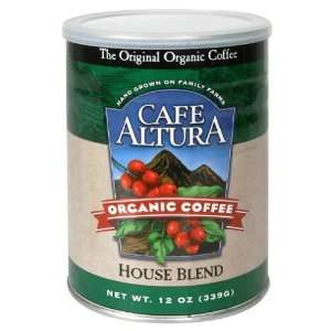 Cafe Altura   Organic Ground Coffee   House Blend   12 oz.  