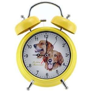  Golden Retriever Double Bell Alarm Clock SS 18221