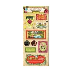  GCD Studios Soul Food Chipboard Stickers Fancy; 3 Items 