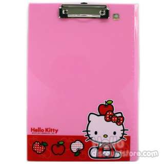 Hello Kitty Pink Clip Board with Ruler  Apple  