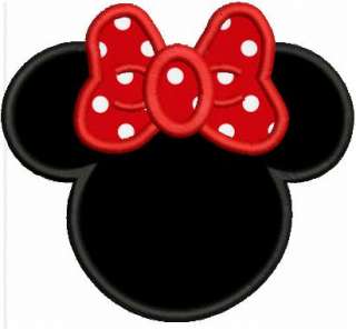 Applique Minnie Mouse Disney Machine Embroidery Designs  