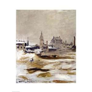 Effect of Snow at Petit Montrouge, 1870 Finest LAMINATED Print Edouard 