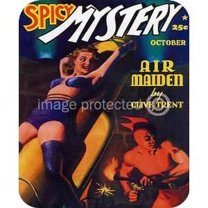  Air Maiden Spicy Mystery Vintage Retro Pulp Art MOUSE PAD 