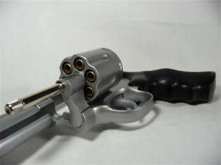 UHC TSD Model 934 6 Barrel Airsoft Gun Spring Python Revolver Sliver 
