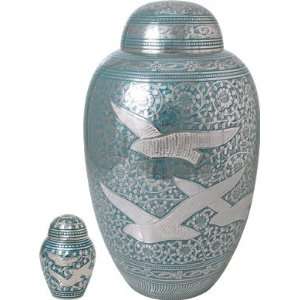 Boat Fishermen Engraved Wood Cremation Urn