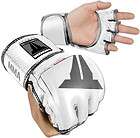 THROWDOWN LEATHER MMA FIGHT GLOVES LARGE training wh  