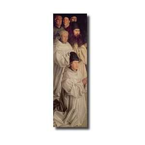  Panel Of The Monks From The Polyptych Of St Vincent C1465 