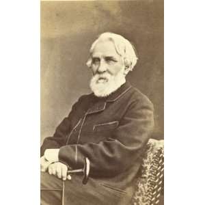 1880 Photo of Ivan Sergeevich Turgenev   Russia. Cartes de visite and 
