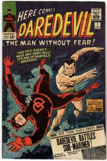 Vintage Comic Silver Age Daredevil #7 First Appearance of Red Costume 
