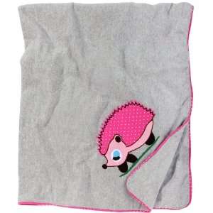  Twirls & Twigs Blanket   Grey/Pink Hedge Hog Baby