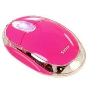  Saitek PM45p Wireless Notebook Optical Mouse (Pink 