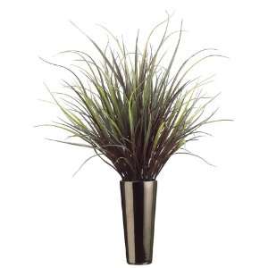   hx36wx36l Yucca Grass in Tall Ceramic Vase Green Red: Home & Kitchen