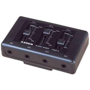 Azden Cam3 3 Channel Microphone Mixer (Camcorder Access 