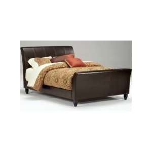 Bernards 1850KD Queen Faux Leather Bed 