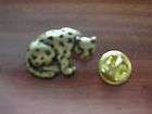 HAPPY RATS/MOUSE ANTIQUE GOLD TONE TAC PIN SIGNED BY JJ  