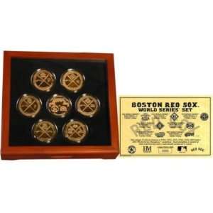  Boston Red Sox 7 Coin World Series Commemorative Set 