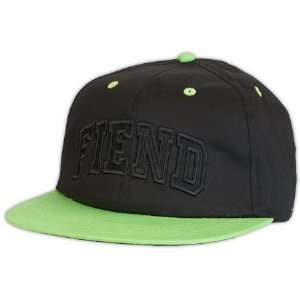 Creature Fiend 3D Trucker Mesh Hat (Black/Green):  Sports 