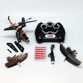 BEST MISSILE LAUNCHING 3.5 CH Remote Control R/C Helicopter NIB u809 