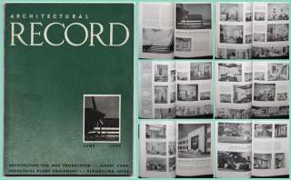 1942 Albert Kahn ARCHITECTURAL RECORD Sm. Texas HOMES Talbott WILSON B 
