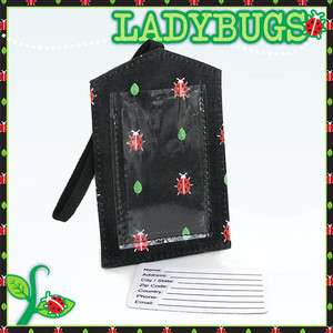 Cute LADYBUG LUGGAGE TAGS set of 4 LADYBUGS Gifts  