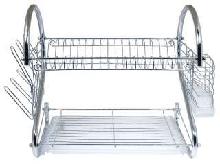 features our two tiered dish rack system features sturdy construction 
