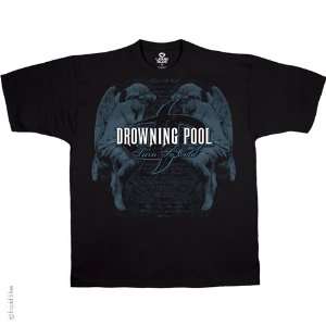  Drowning Pool Turn So Cold (Black) T Shirt, M Sports 