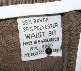 Arnold Palmer Golf sz 38 Mens Brown Dress Shorts NP75  