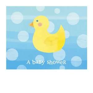  Baby Ducky Baby Shower Invitations 8ct