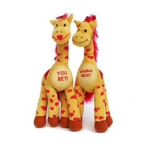   Neck Giraffes with Caption of Wanna Neck / You Bet, 15 Toys & Games