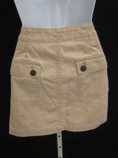 TWILL TWENTY TWO Khaki Pocket Adjustable Mini Skirt 28  