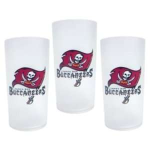    Tampa Bay Buccaneers 3 Pack Frosted Tumblers: Sports & Outdoors