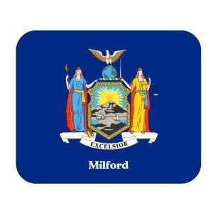  US State Flag   Milford, New York (NY) Mouse Pad 