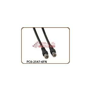  RG6 Coax Cable Jumper F type Connector Nickel Plated Brass 