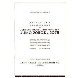   Technical Manual   Aufbau und Konstruction: Junkers Jumo 205: Books