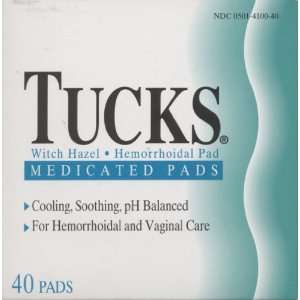  Tucks Witch Hazel Hemorrhoidal Pad Medicated Pads Beauty