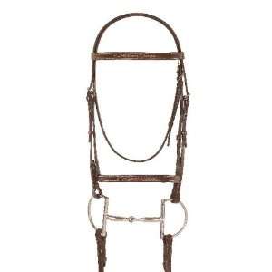  CamelotGold Fancy Raised Bridle w/ Laced Reins: Sports 