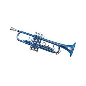  Jean Baptiste TP 680 Trumpet (Blue) Musical Instruments