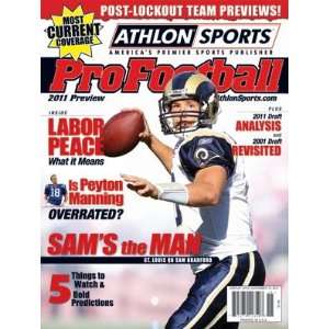  2011 Athlon Sports NFL Pro Football Magazine Preview  St 