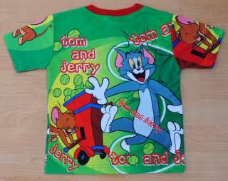 TOM and JERRY Boys Girls T Shirt Size 6 Age 4 6 #02  