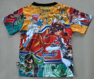 Bakugans Battle Girls Boys Kids T Shirt Sz S Age 2 4 #03 FREE SHIPPING 