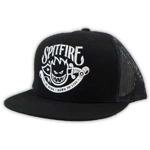  Spitfire Jagged Trucker Hat (Black)